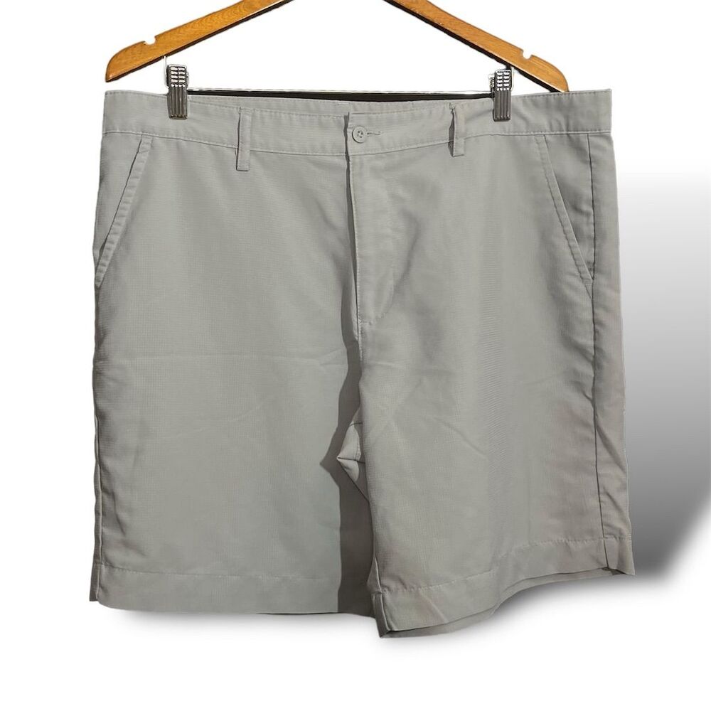 Crane Men's Lightweight Stretch Golf Shorts Light Gray Size L